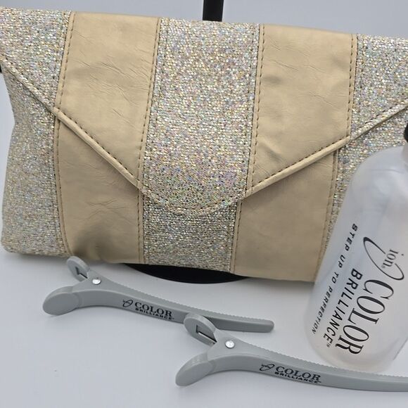 New Ion Color Brilliance Small GoldenPurse Pocket Book With Accessories - Picture 2 of 8